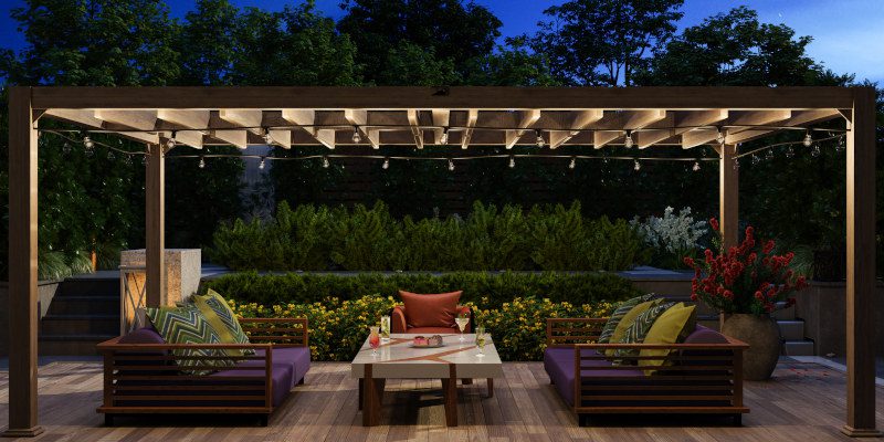 Patio Lighting in Lake Oconee, Georgia