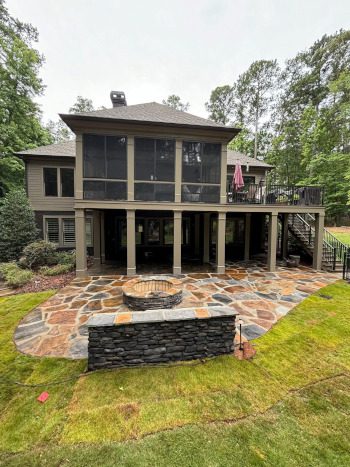 Deck Lighting in Lake Oconee, Georgia