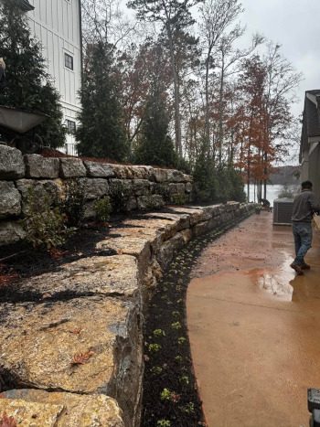 Retaining Walls in Lake Oconee, Georgia